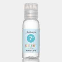 Birthday Balloon Editable Color Gastgeschenks