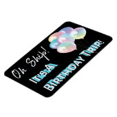 Birthday Balloon Funny Cruise Cabin Door Magnet (Linke Seite)