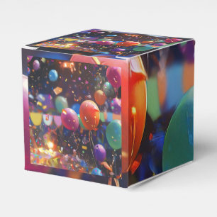 Birthday Balloon Geschenkboxen - Cube Shape Geschenkschachtel