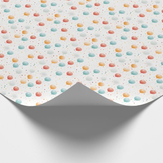 Birthday Balloon Geschenkpapier (Ecke)