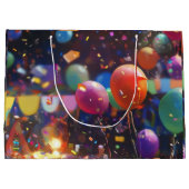 Birthday Balloon Geschenktasche Große Geschenktüte (Rückseite)