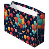 Birthday Balloon Geschenktasche Große Geschenktüte (Rückseite Schrägansicht)
