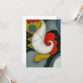 Birthday Balloon Grußkarte Karte (Vorderseite/Rückseite Beispiel)