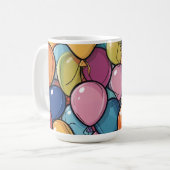 Birthday Balloon Kaffeetasse (Vorderseite Links)