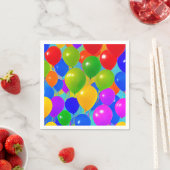 Birthday Balloon Napkins Serviette (Beispiel)