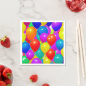 Birthday Balloon Napkins Serviette (Beispiel)
