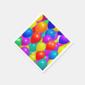 Birthday Balloon Napkins Serviette (Ecke)