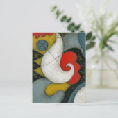 Birthday Balloon Postcard Postkarte (Stehend Vorderseite)