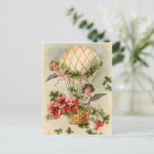 Birthday Balloon Postkarte (Stehend Vorderseite)