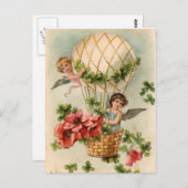 Birthday Balloon Postkarte (Vorne/Hinten)