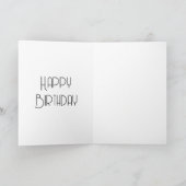 Birthday Balloons. Add Name. Karte (Innenseite)