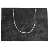 Birthday Balloons auf Leder Große Geschenktüte (Rückseite)