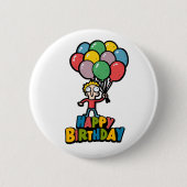 Birthday Balloons Button (Vorderseite)