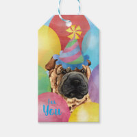 Birthday Balloons Chinese Shar-Pei