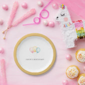 Birthday Balloons Custom Pappteller (Party)