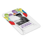 Birthday Balloons Foto Magnet (Rechte Seite)