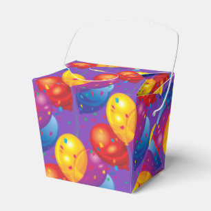 Birthday Balloons Gefallen Box Geschenkschachtel
