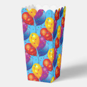 Birthday Balloons Gefallen Box Geschenkschachtel (Vorderseite)