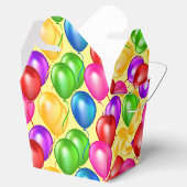 Birthday Balloons Gefallen Box Geschenkschachtel (Geöffnet)
