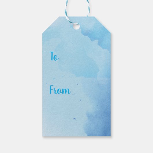 Birthday Balloons German Drahthaar Pointer Geschenkanhänger (Rückseite)