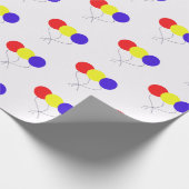 Birthday Balloons Geschenkpapier (Ecke)