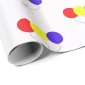 Birthday Balloons Geschenkpapier (Rolleneckpunkt)