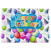 Birthday Balloons Große Geschenktüte (Rückseite)