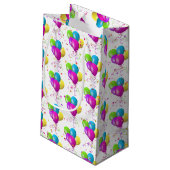 Birthday Balloons mit Confetti Kleine Geschenktüte (Rückseite Schrägansicht)
