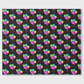 Birthday Balloons mit Konfetti Geschenkpapier (Flach)