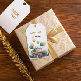 Birthday Balloons Monster Truck Jungle Safari Geschenkanhänger