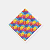 Birthday Balloons Paper Napkins Serviette (Ecke)