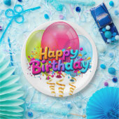 Birthday Balloons Pappteller (Party)