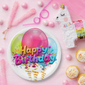 Birthday Balloons Pappteller (Party)