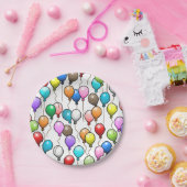 Birthday Balloons Pappteller (Party)