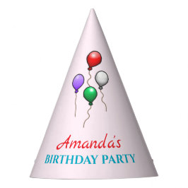 Birthday Balloons Partyhütchen