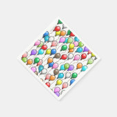 Birthday Balloons Serviette (Ecke)