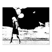 Birthday Balloons und Raven Gummistempel (Prägung)