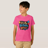 Birthday Balloons & Wirbel Boys T-Shirt (Vorne ganz)