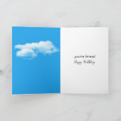 Birthday Banana With Red Balloon Karte (Innenseite)