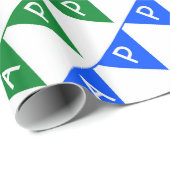 Birthday Banner Regenbogen Geschenkpapier (Rolleneckpunkt)