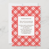 Birthday Barbeque | GRILLEN PARTY Einladung (Rückseite)