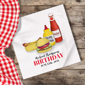 Birthday Barbeque Party GRILLEN Custom Dinner Serviette