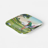 Birthday Bash auf dem Grünen Pappteller (Gewinkelt)