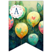 Birthday Bash Bonanza: Fröhliche Jagdfahnen Wimpelkette (Dritte Fahne)