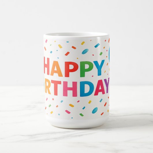 Birthday Bash: Confetti Edition Kaffeetasse (Mittel)