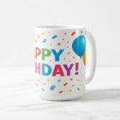 Birthday Bash: Confetti Edition Kaffeetasse (VorderseiteRechts)