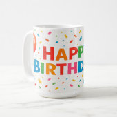 Birthday Bash: Confetti Edition Kaffeetasse (Vorderseite Links)