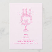 Birthday Bash – Editable Celebration Invitation Einladung (Vorderseite)