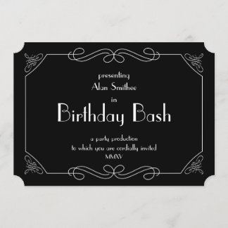 Birthday Bash Einladung