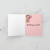 Birthday Bash Girl Danke, Karten (Innenseite)